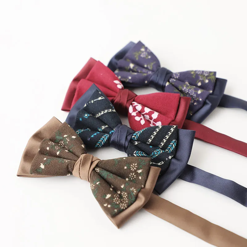 Elegant Brown Floral Bow Ties For Men Business Party Tuxedo Bowknot Cotton Black Colorful Bowties Shirt Versatile Accessories
Elegant Brown Floral Bow Ties For Men Business Party Tuxedo Bowknot Cotton Black Colorful Bowties Shirt Versatile Accessories