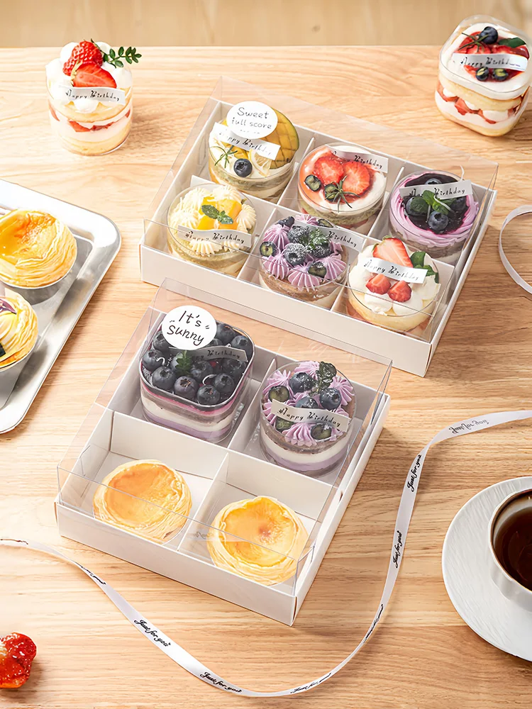 ternoon Tea Par Portable Mousse Dert Paaging Box Four id Cake Box Picnic Takeaway Box Kitchen Baking Supplies
ternoon Tea Par Portable Mousse Dert Paaging Box Four id Cake Box Picnic Takeaway Box Kitchen Baking Supplies