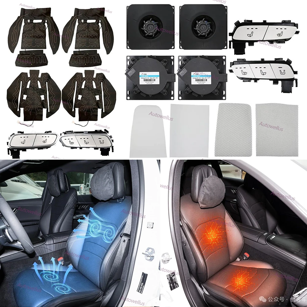 Car front 2 seat cooling for Mercedes-Benz E-Class seat heating cooling intelligent backrest fan air conditioning panel control
Car front 2 seat cooling for Mercedes-Benz E-Class seat heating cooling intelligent backrest fan air conditioning panel control