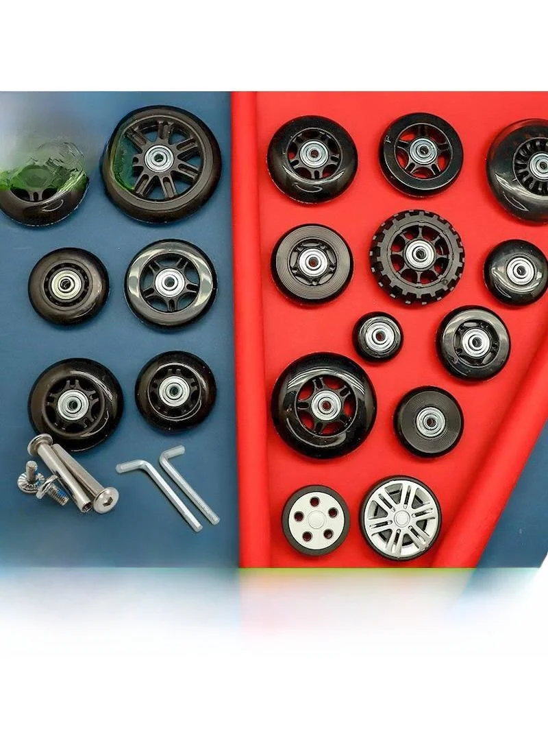Luggage Wheel Replacement Parts Universal Wheel Repair for Suitcase Handheld Bag Wheel Glide Roller for Hard Luggage
Luggage Wheel Replacement Parts Universal Wheel Repair for Suitcase Handheld Bag Wheel Glide Roller for Hard Luggage