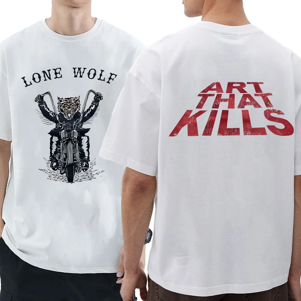 Lone Wolf Graphic T Shirts for Man Cotton Tops Rapper Dei V Tumbao T-shirts Trendy Harajuku Aesthetic Clothes for Women Men Tees
Lone Wolf Graphic T Shirts for Man Cotton Tops Rapper Dei V Tumbao T-shirts Trendy Harajuku Aesthetic Clothes for Women Men Tees