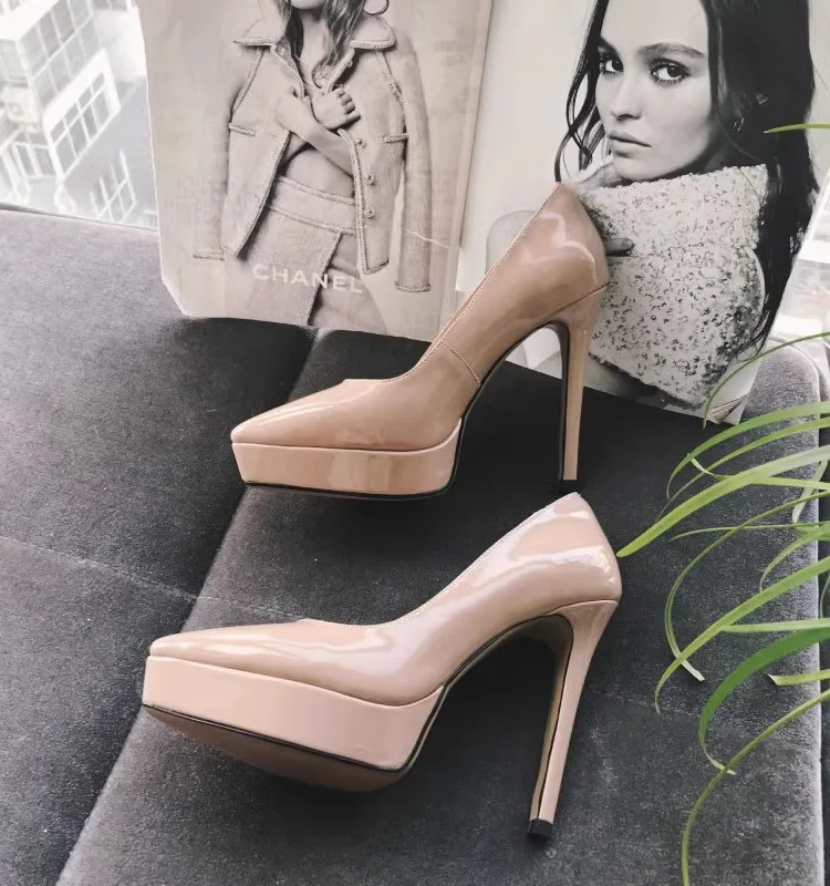 Spring Autumn New High Heels Women's Shoes with Thin Heels 12cm Sexy Shallow Mouth Pointed High Heels Nightclub Bar Dance Shoes 
Spring Autumn New High Heels Women's Shoes with Thin Heels 12cm Sexy Shallow Mouth Pointed High Heels Nightclub Bar Dance Shoes