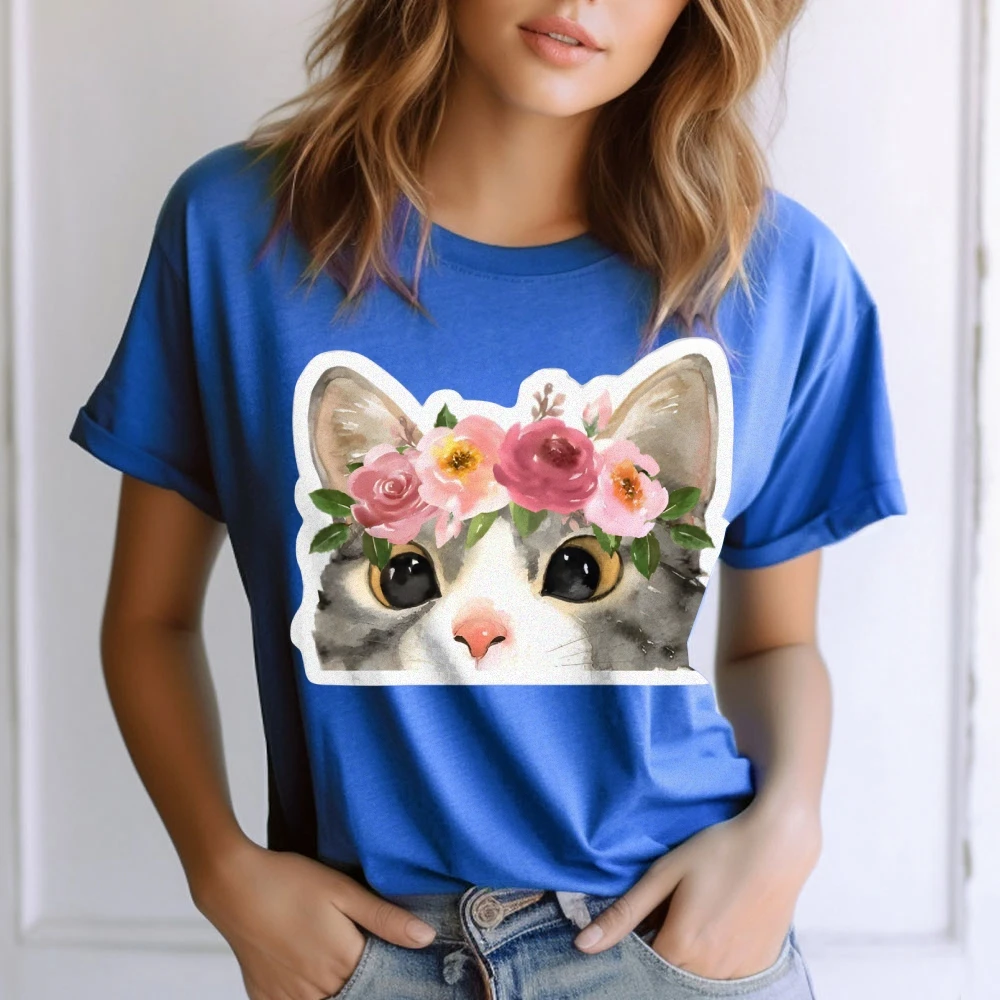 Women's Short Sleeve T-Shirt Ultra-Soft Cotton Crew Neck Relaxed for Daily Comfort Ideal for Summer Walks Errands Fade-Resistant
Women's Short Sleeve T-Shirt Ultra-Soft Cotton Crew Neck Relaxed for Daily Comfort Ideal for Summer Walks Errands Fade-Resistant