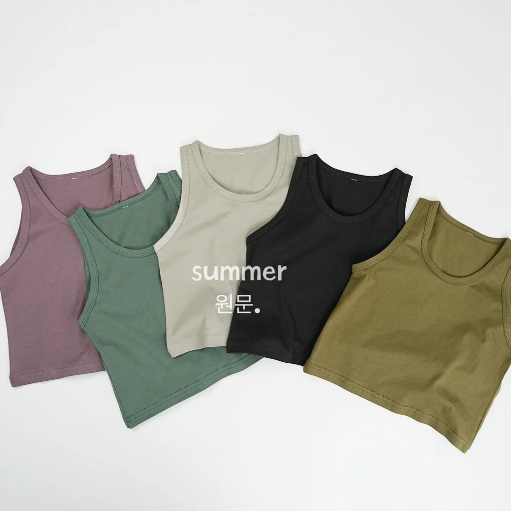2025 Summer New Children Sleeveless T Shirts Solid Color Boys Cotton Vest Kids Casual Singlet Baby Girls Thin Versatile Tops
2025 Summer New Children Sleeveless T Shirts Solid Color Boys Cotton Vest Kids Casual Singlet Baby Girls Thin Versatile Tops