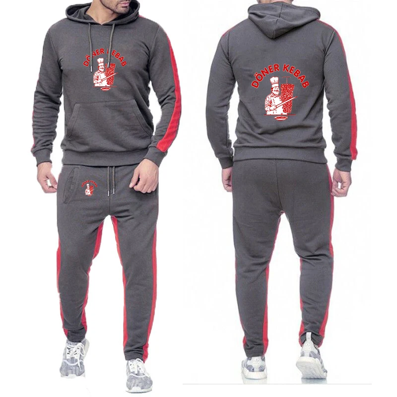 2026 Doner Kebab Print Spring And Autumn Men's New Solid Color Pocket Lightweight Popular Hoodies + Long Pants Suits
2026 Doner Kebab Print Spring And Autumn Men's New Solid Color Pocket Lightweight Popular Hoodies + Long Pants Suits