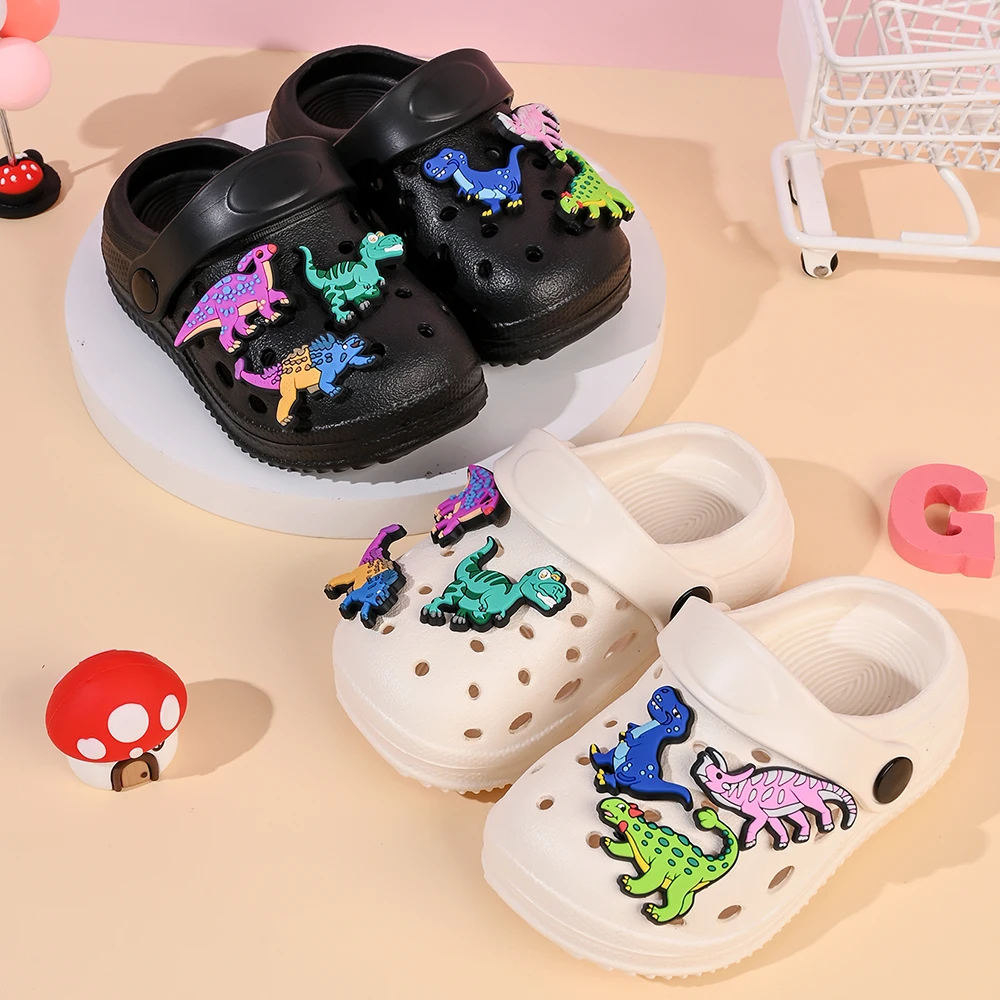 Children's Slippers Cartoon Dinosaur Home Baby Indoor Non-slip Boys Cool Slippers Go Out Boys Hole Shoes
Children's Slippers Cartoon Dinosaur Home Baby Indoor Non-slip Boys Cool Slippers Go Out Boys Hole Shoes