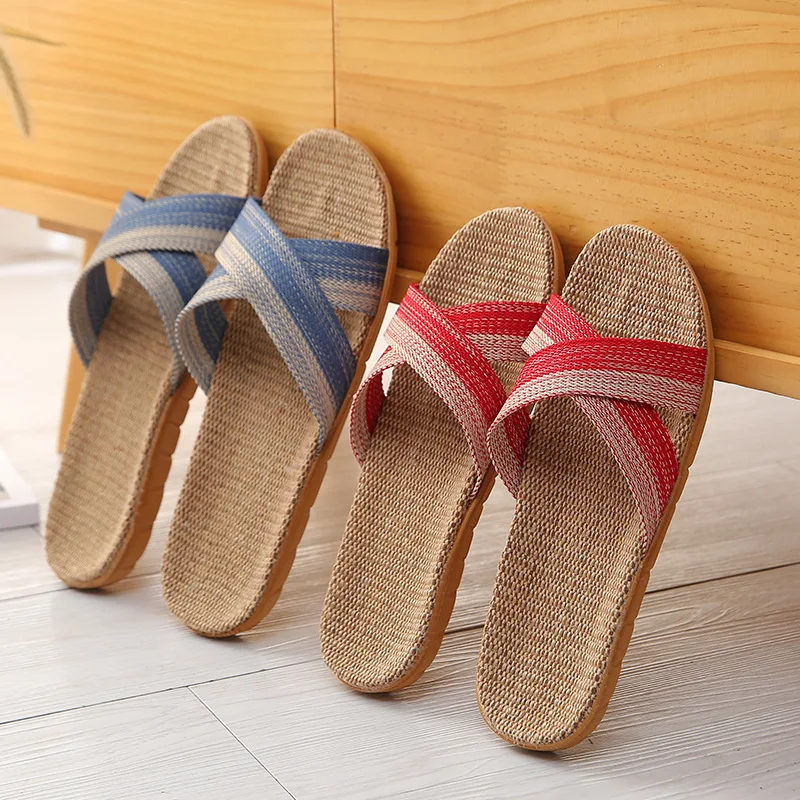 Hemp Home Women's Slippers Flats Open-Toe Designer Summer Woman Shoes Casual Indoor Slides Non-Slip Soft Sole Unisex Breathable
Hemp Home Women's Slippers Flats Open-Toe Designer Summer Woman Shoes Casual Indoor Slides Non-Slip Soft Sole Unisex Breathable