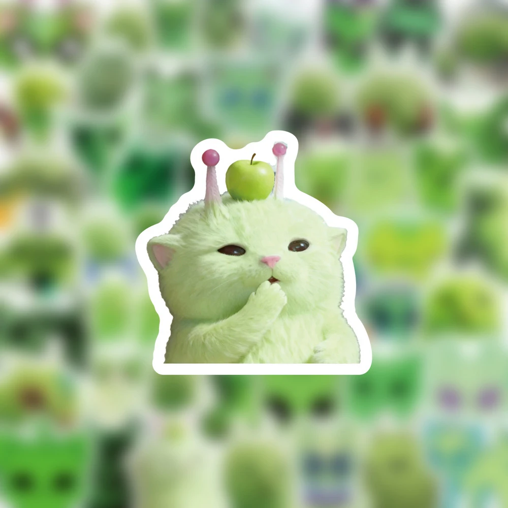 10/30/50/100pcs Kawaii Green Alien Cat Abstract Stickers Funny Cartoon Decals Waterproof DIY Laptop Luggage Phone Sticker Decor
10/30/50/100pcs Kawaii Green Alien Cat Abstract Stickers Funny Cartoon Decals Waterproof DIY Laptop Luggage Phone Sticker Decor