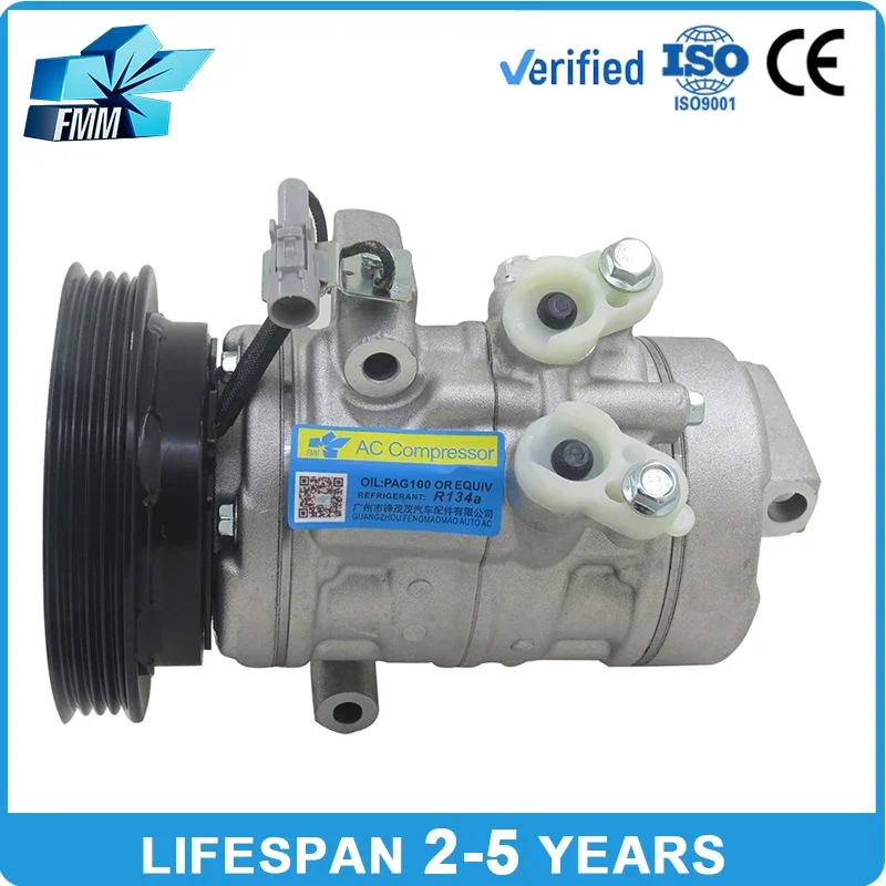 10SA13 12V for Nissan Pixo Suzuki ALTO Air Conditioning Compressor 2009-2016 447280-0490 95200-M68KA1 4472800490 95200M68KA1
10SA13 12V for Nissan Pixo Suzuki ALTO Air Conditioning Compressor 2009-2016 447280-0490 95200-M68KA1 4472800490 95200M68KA1