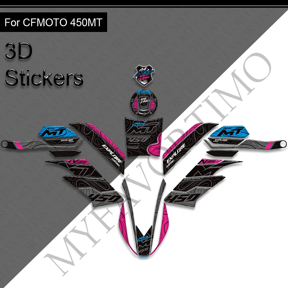 For CFMOTO 450 MT 450MT Motorcycle Accessories 3D Stickers Fuel Tank Pad Knee Grip Hand Protection Decal Waterproof Anti-scratch
For CFMOTO 450 MT 450MT Motorcycle Accessories 3D Stickers Fuel Tank Pad Knee Grip Hand Protection Decal Waterproof Anti-scratch