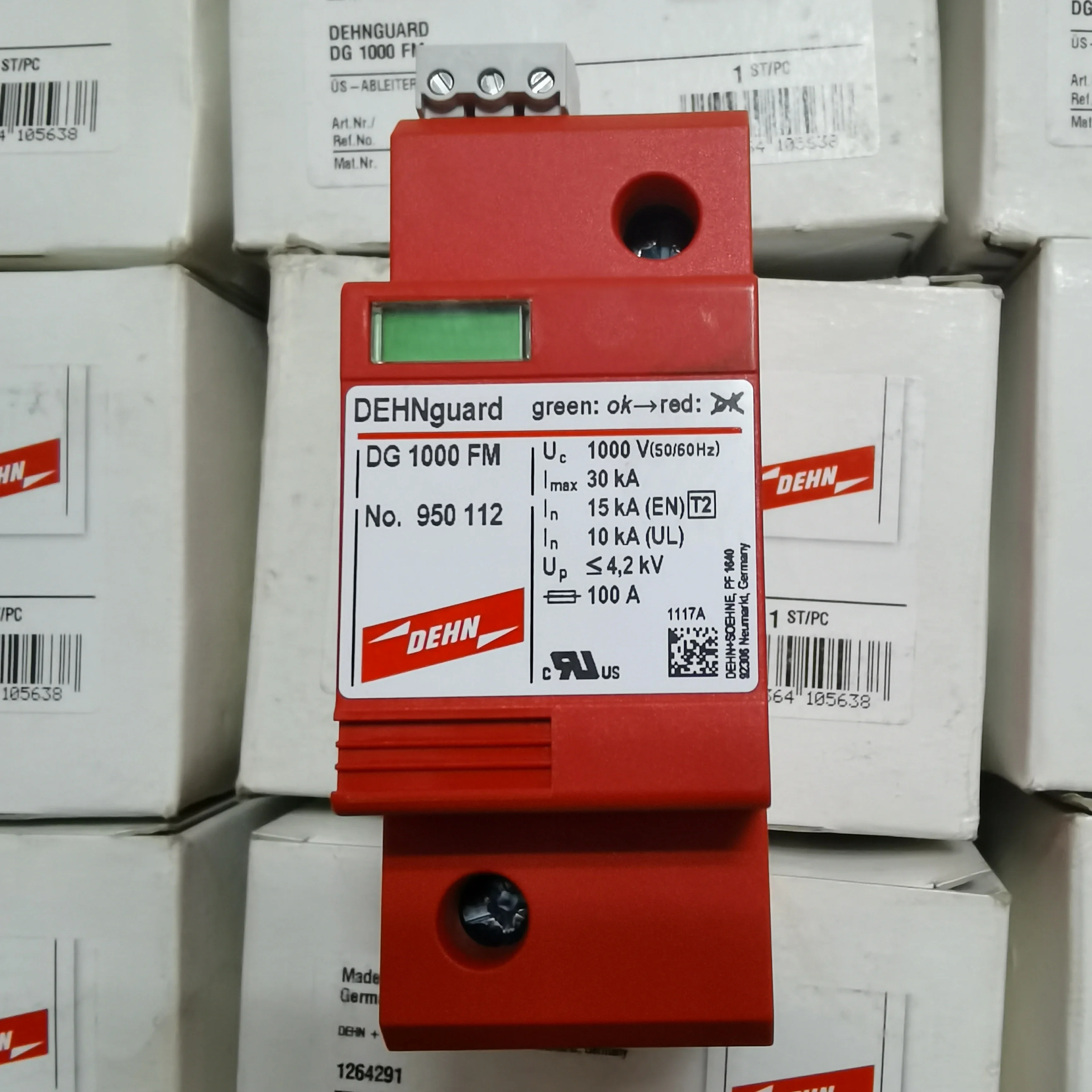 2025.4 DEHN Немецкий Щит 952940 Устройство защиты от молниеза DG SE H 1000 ВА Источник питания FM Устройство защиты от молниеза Origina
2025.4 DEHN Немецкий Щит 952940 Устройство защиты от молниеза DG SE H 1000 ВА Источник питания FM Устройство защиты от молниеза Origina