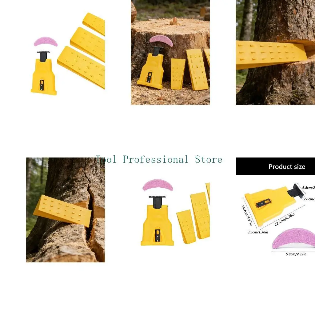 57QF Plastic Tree Felling Wedges Set Of 3 For Efficient Logging Splitting Chainsaw Work
57QF Plastic Tree Felling Wedges Set Of 3 For Efficient Logging Splitting Chainsaw Work