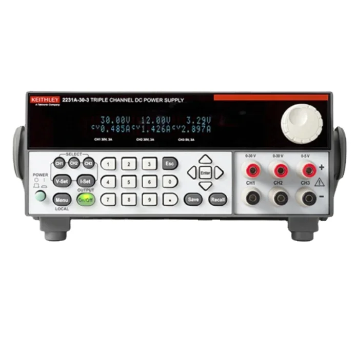 Трехканальный источник питания постоянного тока Keithley 2231A-30-3, 195 Вт
Трехканальный источник питания постоянного тока Keithley 2231A-30-3, 195 Вт