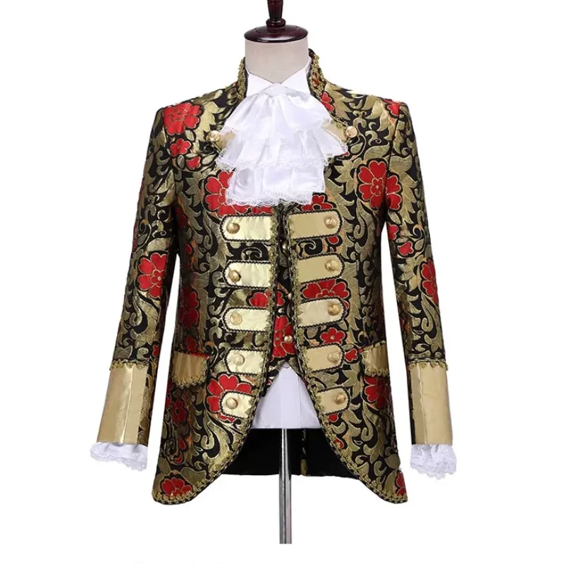 Men's European Prince Charming Stage Retro Palace Dress European Theme Drama Performance Vest Jacquard Set
Men's European Prince Charming Stage Retro Palace Dress European Theme Drama Performance Vest Jacquard Set