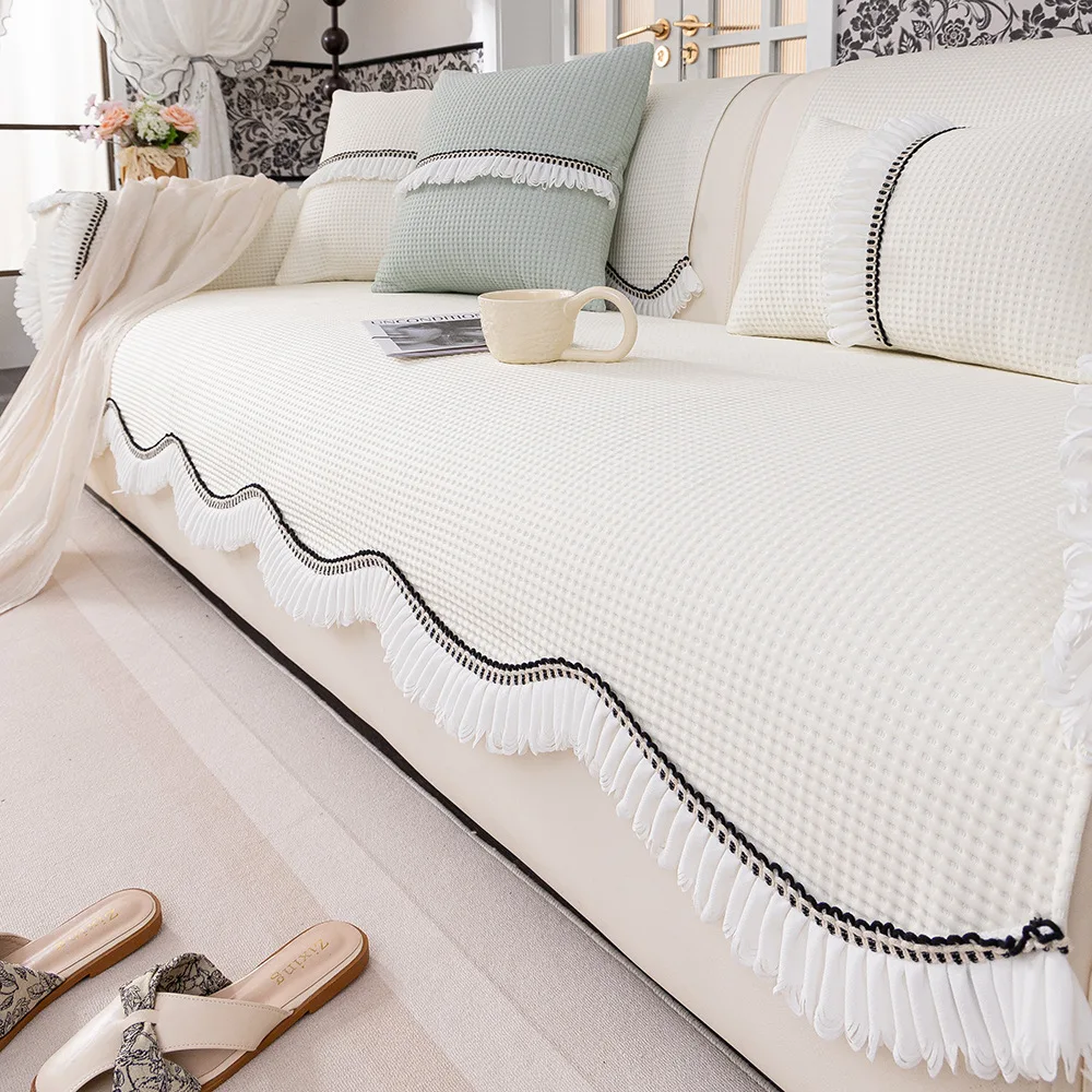 French Style New Sofa Covers Light Luxury Sofa Cushion Decorate Non Slip Irregular Couch Protector for Living Room Summer Cool
French Style New Sofa Covers Light Luxury Sofa Cushion Decorate Non Slip Irregular Couch Protector for Living Room Summer Cool