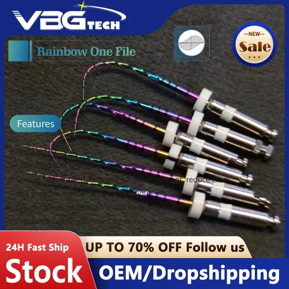 Стоматологические ротационные суперфайлы Радужные файлы 20 # 25 # Аксессуары для термической активации, эндодонтические средства для очистки файлов корневых каналов, использование стоматолога
Стоматологические ротационные суперфайлы Радужные файлы 20 # 25 # Аксессуары для термической активации, эндодонтические средства для очистки файлов корневых каналов, использование стоматолога