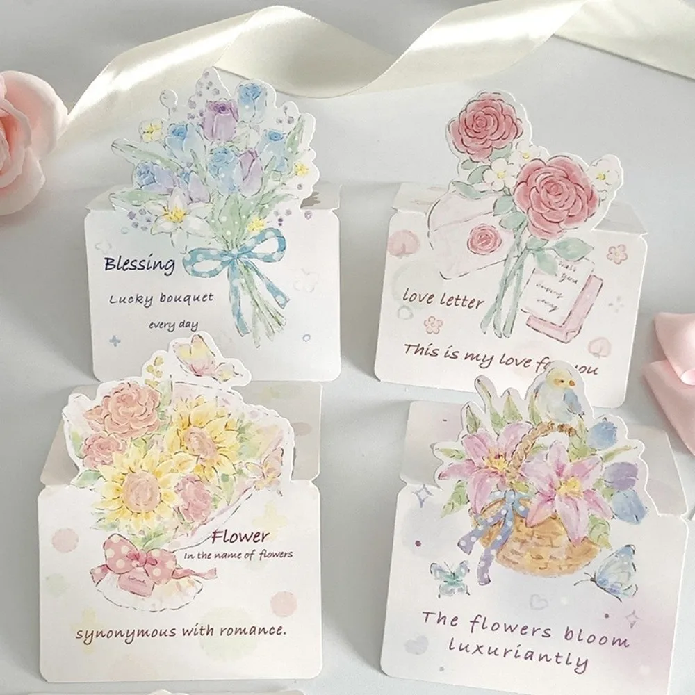 Cute 3D Flower Bouquet Greeting Cards Rose Decoration Cards Message Cards Floral Invitation Card Mother's Day
Cute 3D Flower Bouquet Greeting Cards Rose Decoration Cards Message Cards Floral Invitation Card Mother's Day
