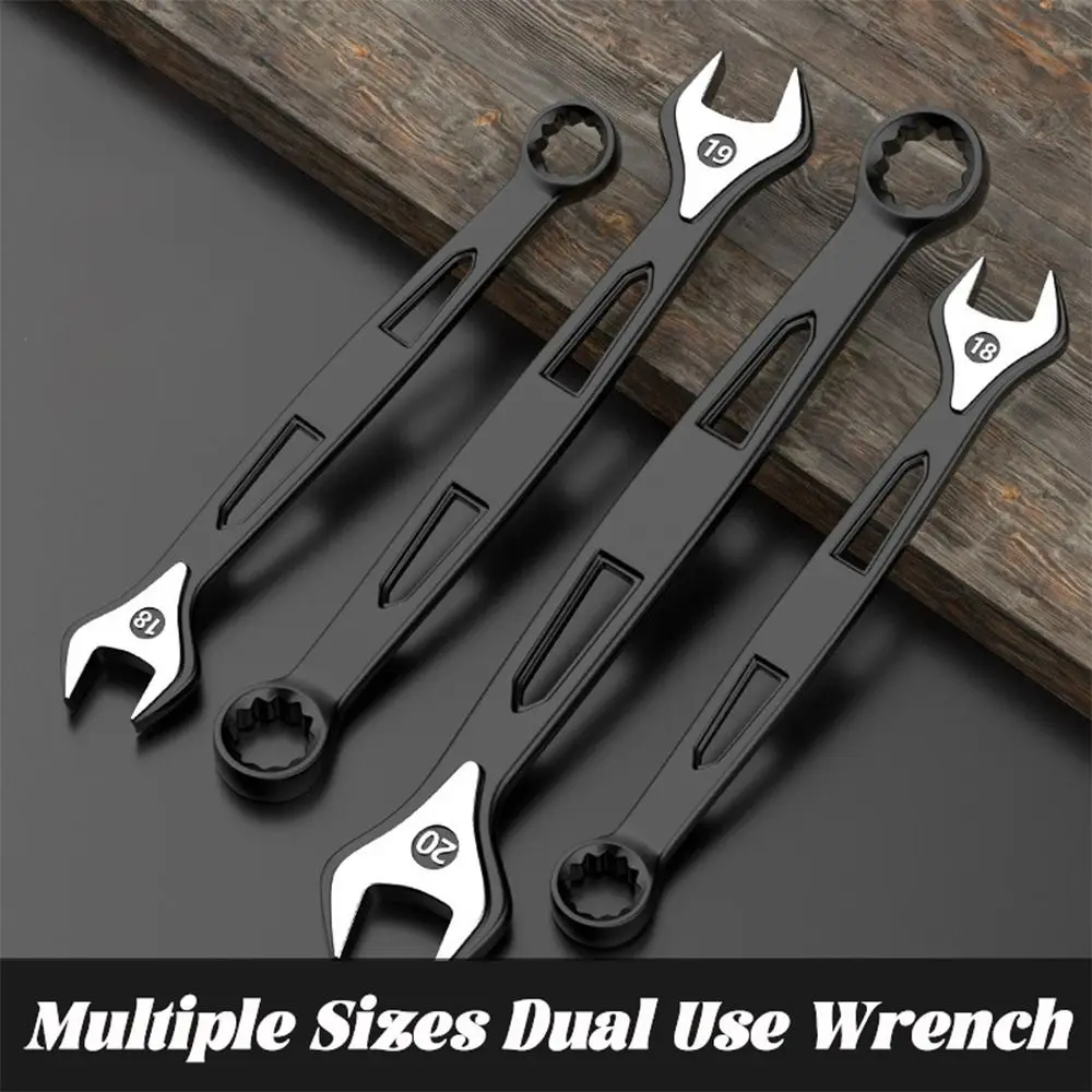 Профессиональный гаечный ключ двойного назначения из высокоуглеродистой стали, полый расширенный открытый ключ, толстый ключ с цветком сливы для винтов 6-15 мм
Профессиональный гаечный ключ двойного назначения из высокоуглеродистой стали, полый расширенный открытый ключ, толстый ключ с цветком сливы для винтов 6-15 мм