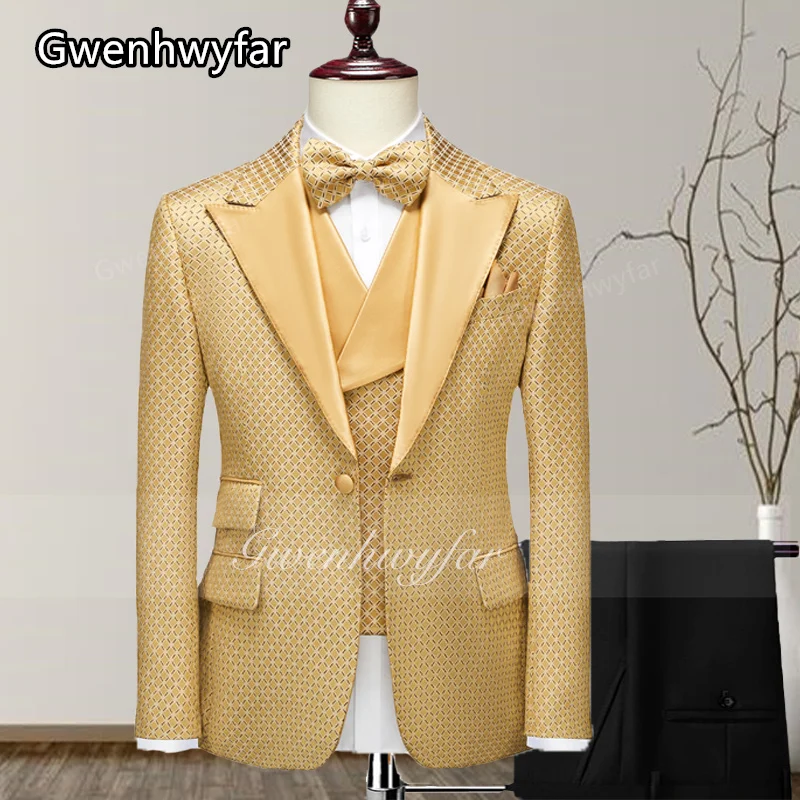 Gwenhwyfar 2025 Autumn New Product Design Fashion Men's Suit Single Breasted High Quality Formal Wedding Groom Tuxedo 2 Pcs
Gwenhwyfar 2025 Autumn New Product Design Fashion Men's Suit Single Breasted High Quality Formal Wedding Groom Tuxedo 2 Pcs