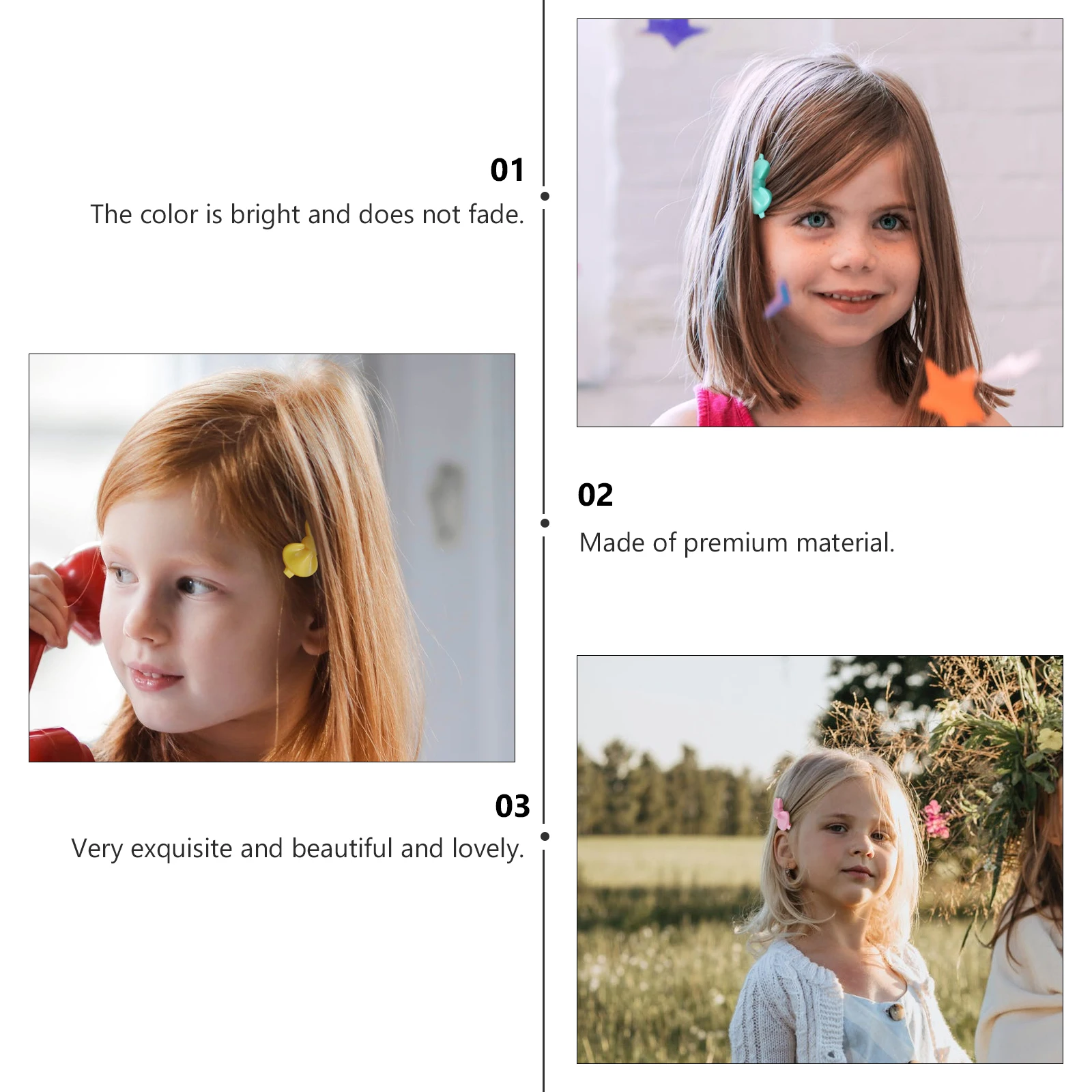 100pcs Bow Hairpin Lovely Clip for Girls Bright Premium Material Kids Hairstyle Accessories Baby Decorative Clips
100pcs Bow Hairpin Lovely Clip for Girls Bright Premium Material Kids Hairstyle Accessories Baby Decorative Clips