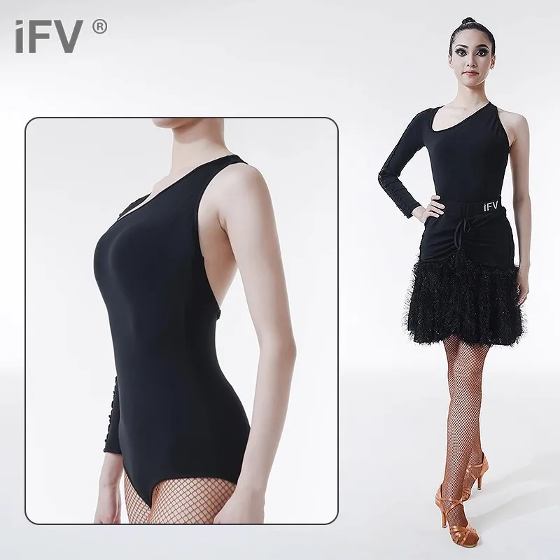 индивидуальный комбинезон для латинских танцев с длинными рукавами IFV Eve, черное женское летнее платье для взрослых, тренировочное платье, художественное экзаментное танцевальное платье
индивидуальный комбинезон для латинских танцев с длинными рукавами IFV Eve, черное женское летнее платье для взрослых, тренировочное платье, художественное экзаментное танцевальное платье