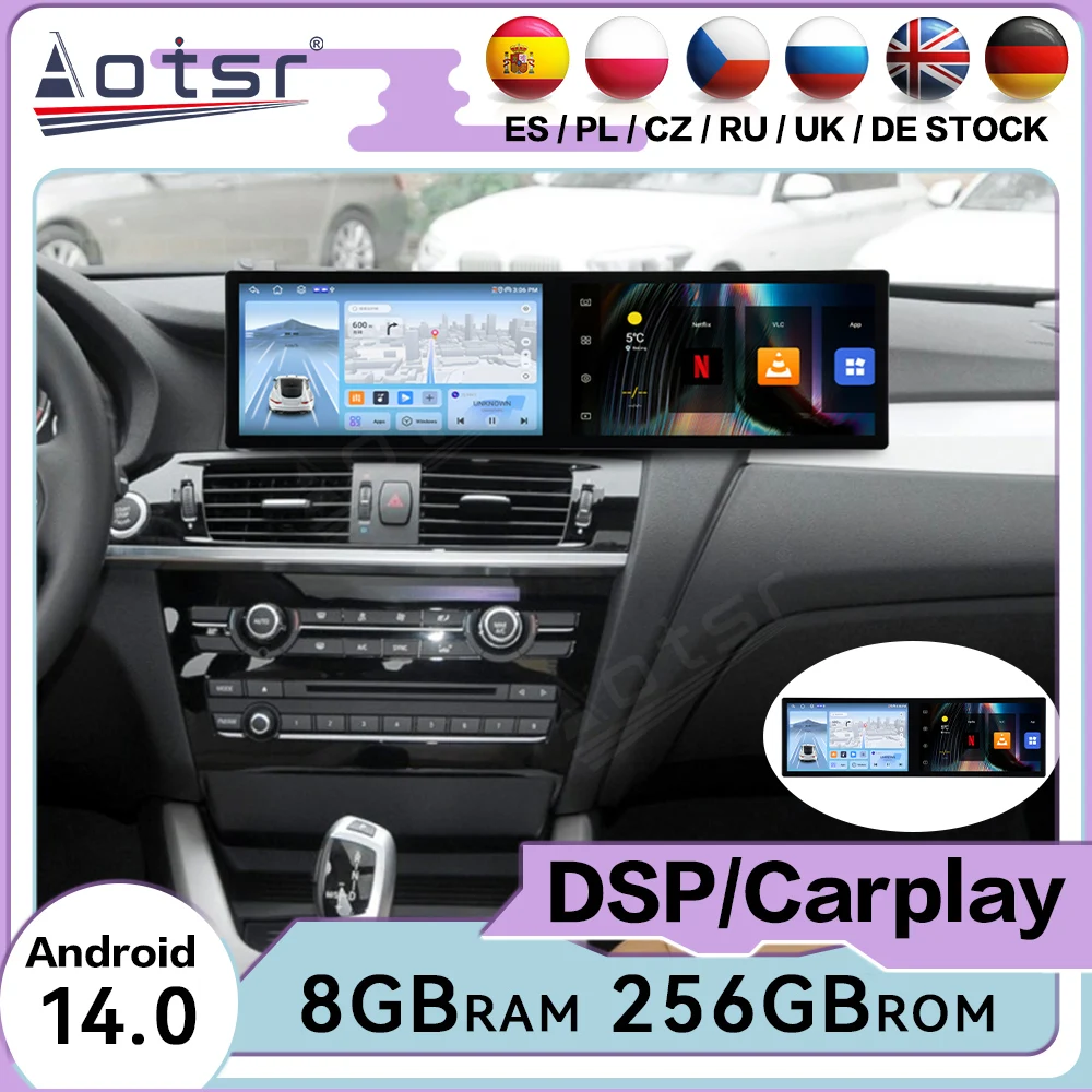 Обновление AI Voice Мультимедийный приемник Android Auto для BMW X3 2011 ~ 2016 GPS-навигация Автомобильная стереосистема Автомобильный радиоприемник IPS Головное устройство
Обновление AI Voice Мультимедийный приемник Android Auto для BMW X3 2011 ~ 2016 GPS-навигация Автомобильная стереосистема Автомобильный радиоприемник IPS Головное устройство