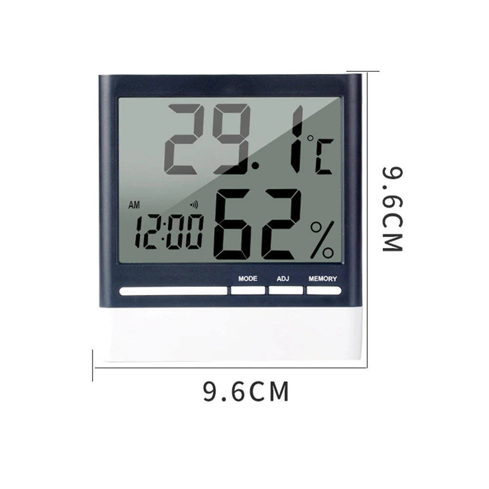 Indoor Electronic Temperature Humidity Meter Thermometer with Calendar and Alarm Clock without
Indoor Electronic Temperature Humidity Meter Thermometer with Calendar and Alarm Clock without