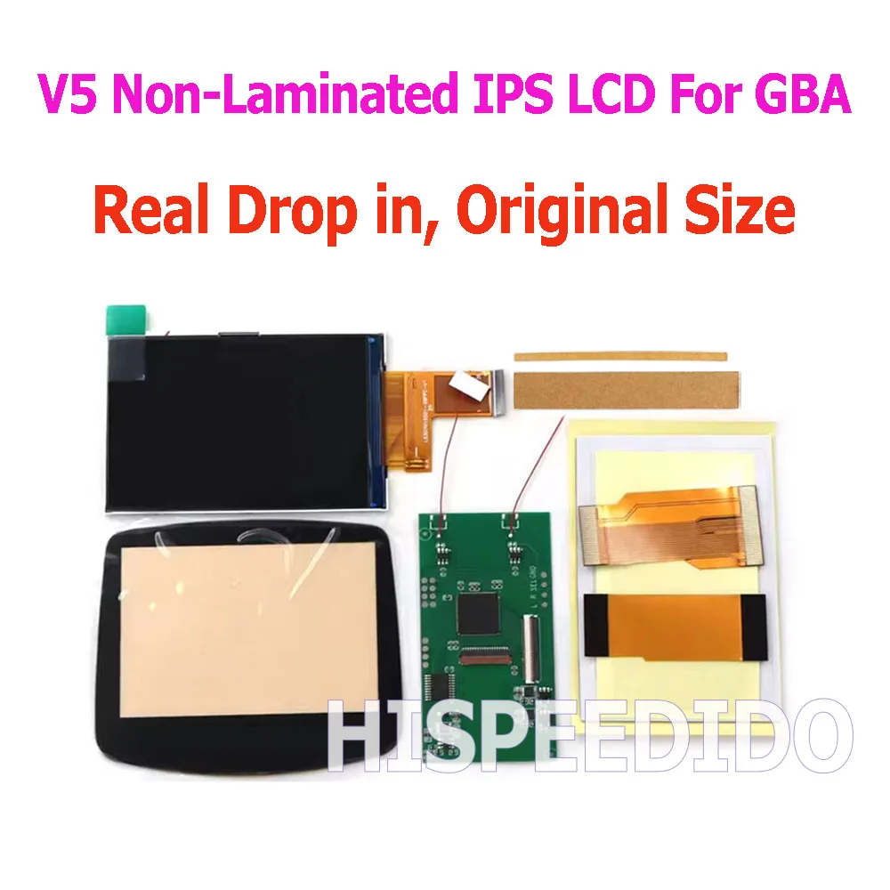 For GBA IPS LCD V5 non-Laminated Real Drop in Screen MOD Backlight 720*480 For GameBoy Advance
For GBA IPS LCD V5 non-Laminated Real Drop in Screen MOD Backlight 720*480 For GameBoy Advance