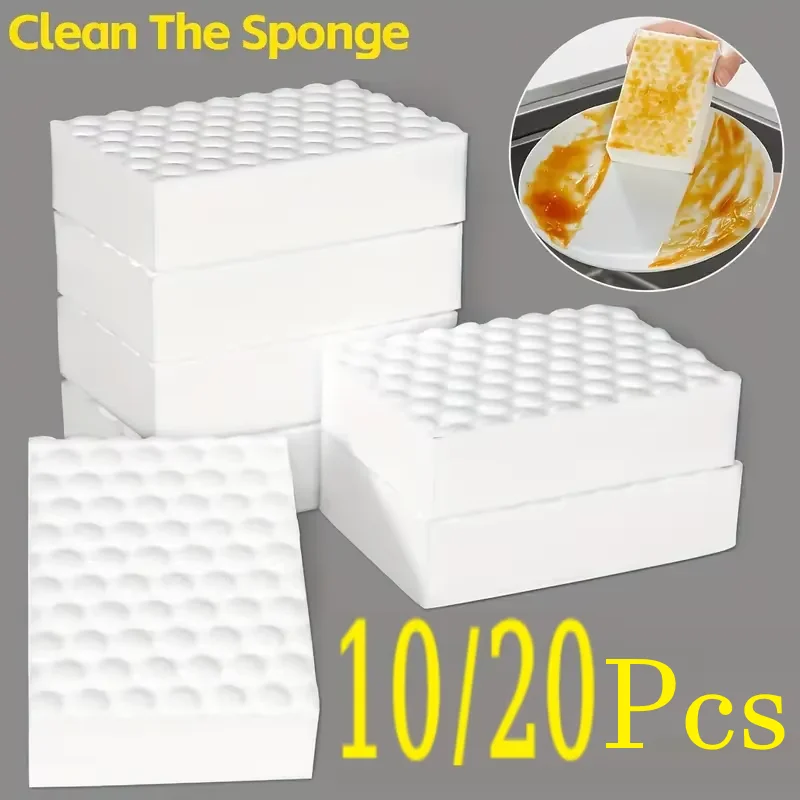 10/20Pcs Dirt Eraser Sponge Multifunctional Magic Cleaning Pads Reusable Strength for Kitchen Bathroom Cleaning Tools
10/20Pcs Dirt Eraser Sponge Multifunctional Magic Cleaning Pads Reusable Strength for Kitchen Bathroom Cleaning Tools