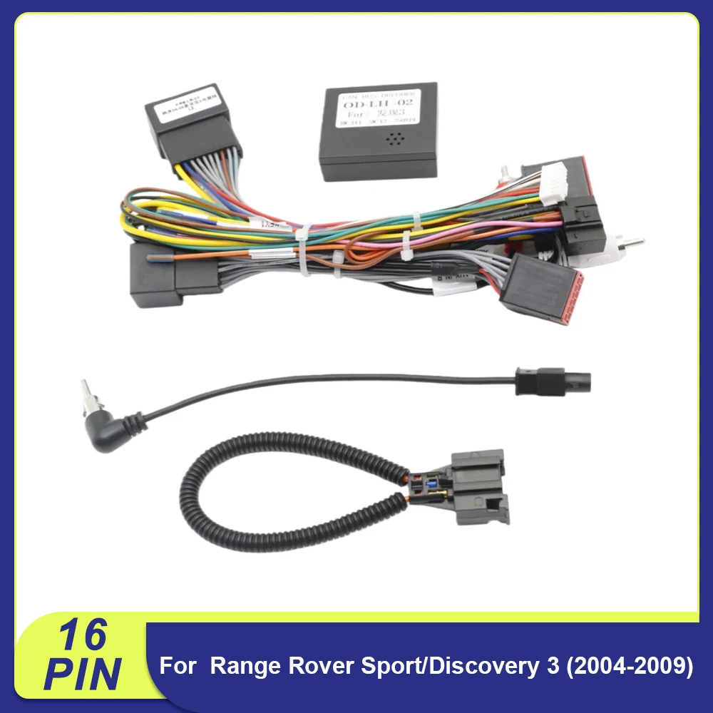 16-контактный комплект проводов CANBUS для Range Rover Sport/Discovery 3 (2004-2009) — радиоадаптер Android
16-контактный комплект проводов CANBUS для Range Rover Sport/Discovery 3 (2004-2009) — радиоадаптер Android