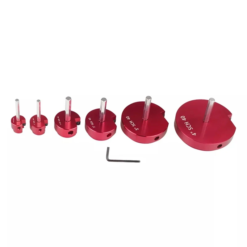 6Pcs For PPRK6 Plastic Pipe Fitting Reamer Kit For 1/2Inch Drills PVC Pipe Reamer Tool For RV Exhaust Pipe
6Pcs For PPRK6 Plastic Pipe Fitting Reamer Kit For 1/2Inch Drills PVC Pipe Reamer Tool For RV Exhaust Pipe