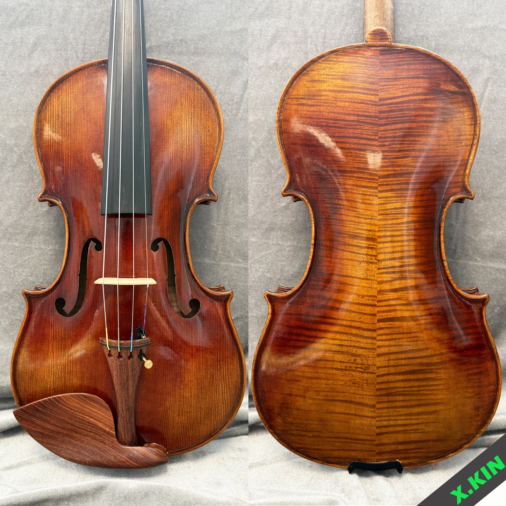 Скрипка ручной работы 4/4, винтажный стиль, реплика Stradivarius 1715 года, профессиональное звучание для взрослых и студентов
Скрипка ручной работы 4/4, винтажный стиль, реплика Stradivarius 1715 года, профессиональное звучание для взрослых и студентов