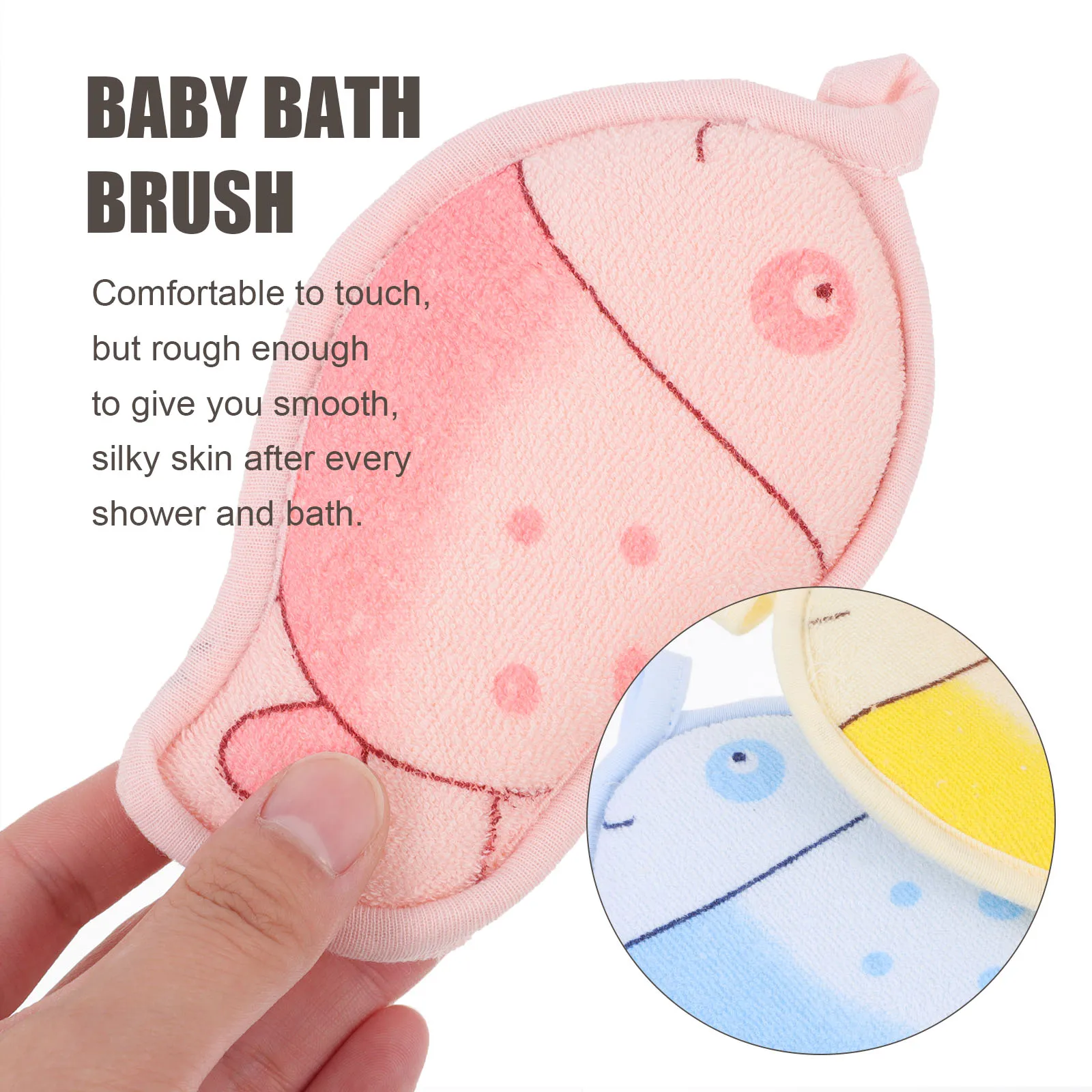 3 Pcs Bath Cotton Infant Sponge Bathing for Newborn Brush Newborns Bathtub Sponges Toddler
3 Pcs Bath Cotton Infant Sponge Bathing for Newborn Brush Newborns Bathtub Sponges Toddler