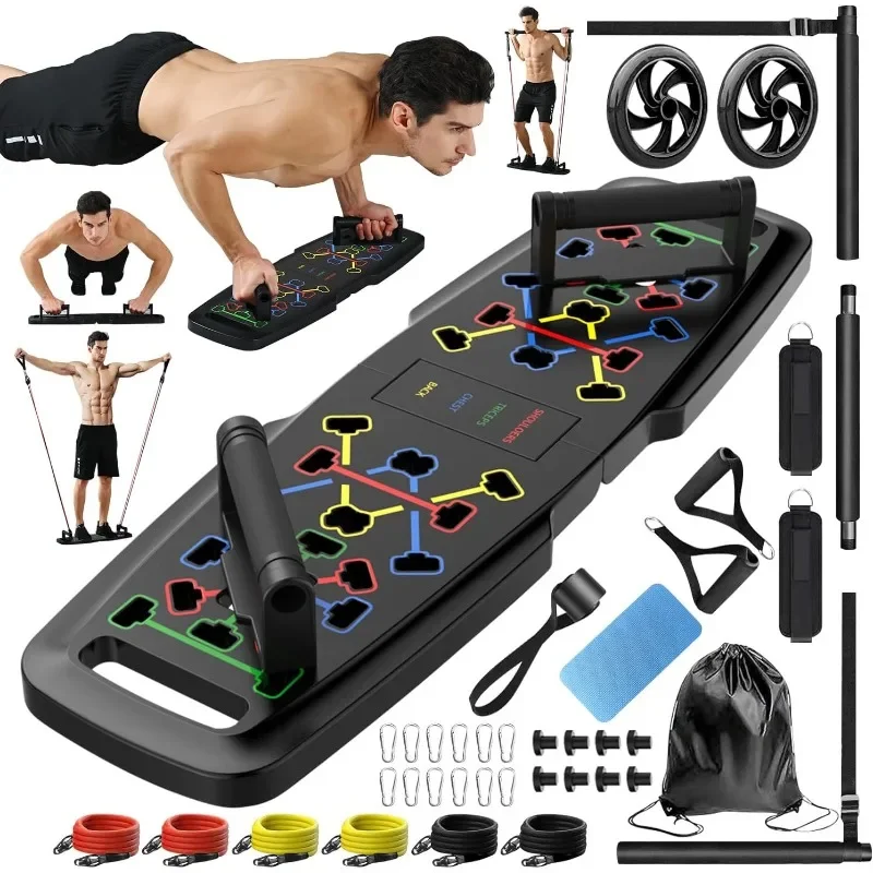 Great Discounts.Push Up Board,Home Gym,Portable Exercise Equipment,Pilates Bar and 20 Fitness Accessories with Resistance Bands.
Great Discounts.Push Up Board,Home Gym,Portable Exercise Equipment,Pilates Bar and 20 Fitness Accessories with Resistance Bands.