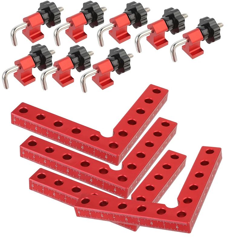 4Pack 120mm 90 Degree Positioning Squares Right Angle Clamps Fixing Clip Woodworking Tools Carpenter Tools
4Pack 120mm 90 Degree Positioning Squares Right Angle Clamps Fixing Clip Woodworking Tools Carpenter Tools