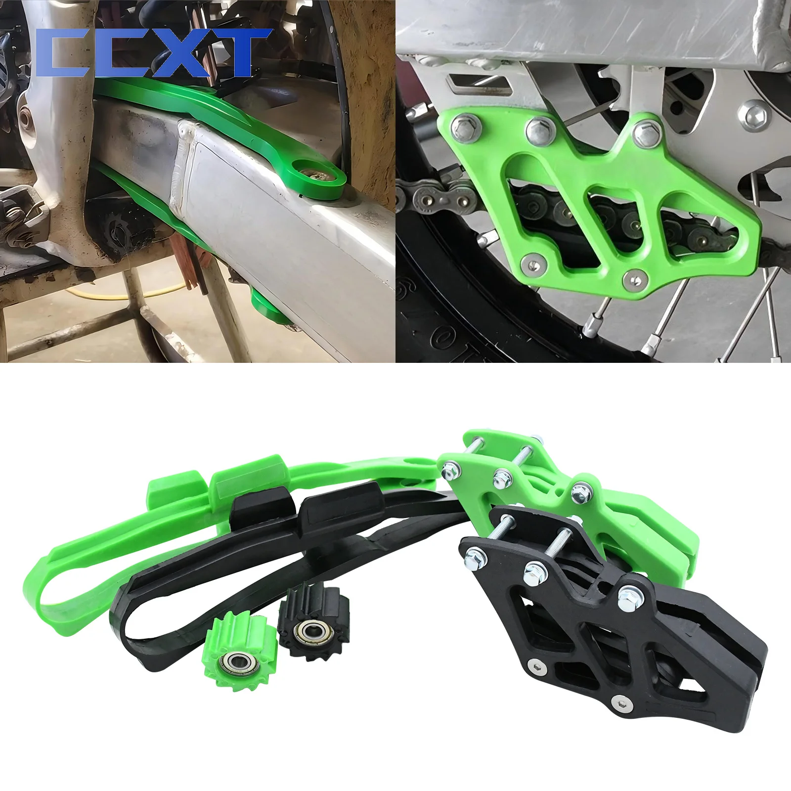 Motorcycle Chain Guide Guard Swingarm Roller Sprocket Protector For Kawasaki KX250F KX450F KLX450R KXF250 KXF450 KX 250F 450F
Motorcycle Chain Guide Guard Swingarm Roller Sprocket Protector For Kawasaki KX250F KX450F KLX450R KXF250 KXF450 KX 250F 450F