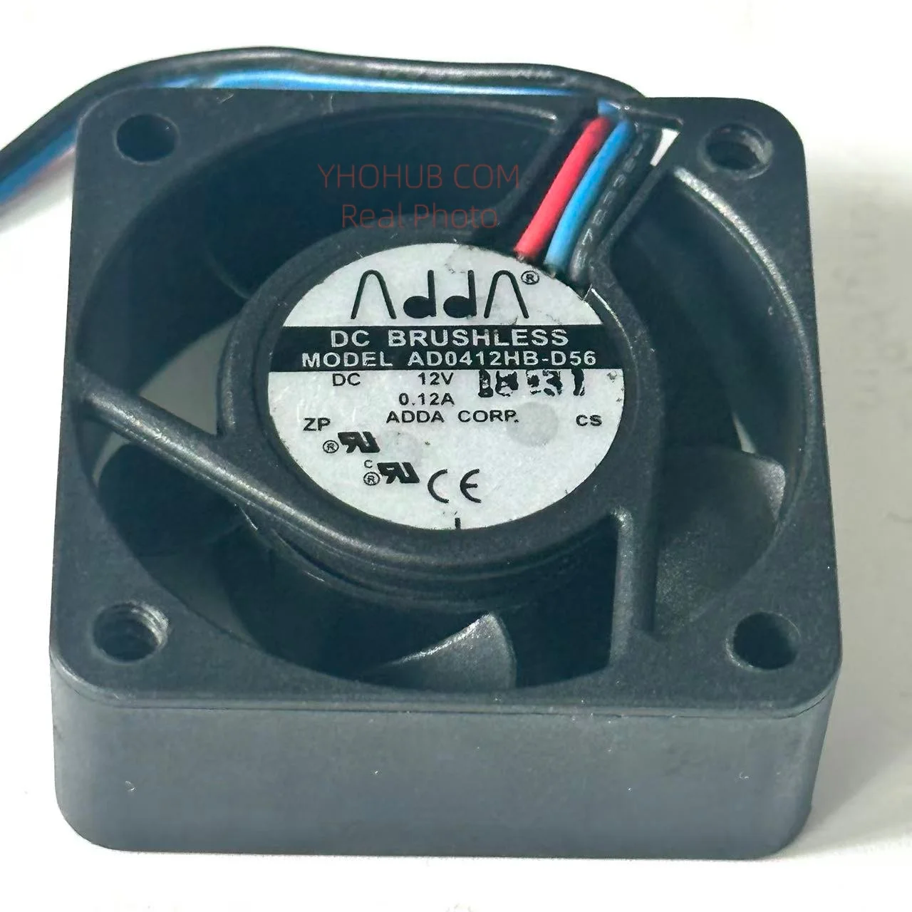 ADDA AD0412HB-D56 Server Cooling Fan DC 12V 0.12A 40x40x15mm 3-Wire
ADDA AD0412HB-D56 Server Cooling Fan DC 12V 0.12A 40x40x15mm 3-Wire