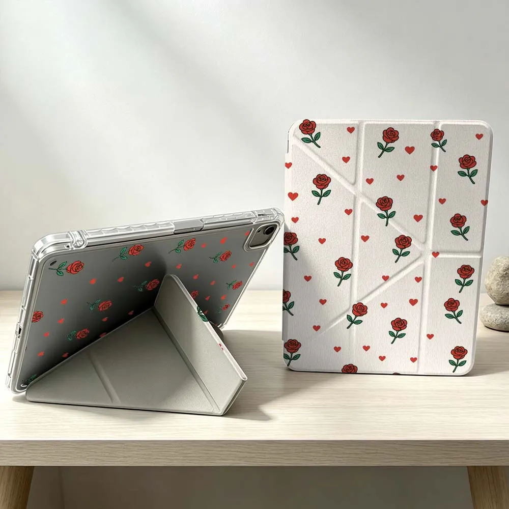 Red Floral Heart Pattern For iPad Pro Air mini 6 5 4 3 2 1 11th 10th 6th 5th M5 M4 M3 M2 9gen Foldable 3Y Tablet Case Soft
Red Floral Heart Pattern For iPad Pro Air mini 6 5 4 3 2 1 11th 10th 6th 5th M5 M4 M3 M2 9gen Foldable 3Y Tablet Case Soft