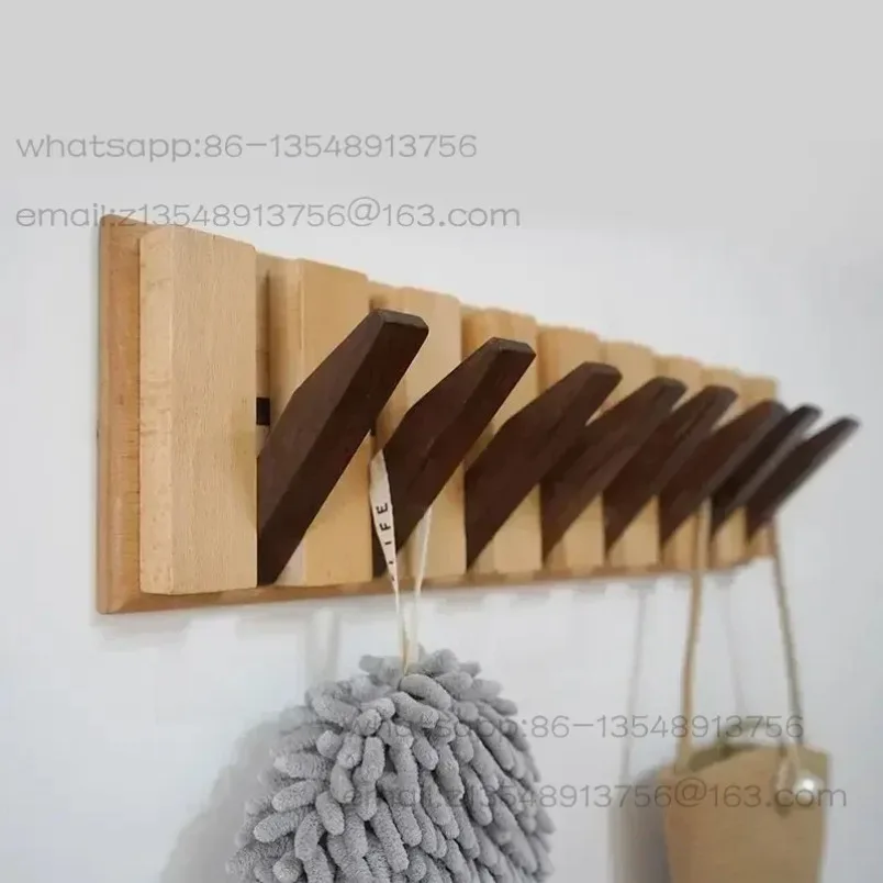 Solid wood coat hook wall hanging wall entry entrance entrance hanger free punching spot
Solid wood coat hook wall hanging wall entry entrance entrance hanger free punching spot