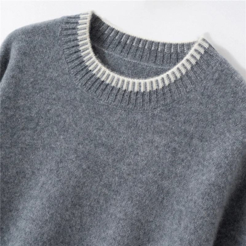 ADDONEE Women's 100% Cashmere Sweater O-neck Pullover Luxury Simple Style Cashmere Knitwear Autumn Winter Female Clothes Tops
ADDONEE Women's 100% Cashmere Sweater O-neck Pullover Luxury Simple Style Cashmere Knitwear Autumn Winter Female Clothes Tops