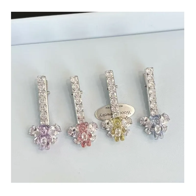 Korean Style Super Flash Full of Zirconium Wings Bear Hairpin Girl Edge Clip Light Luxury Temperament New Hairpin Headgear Tide
Korean Style Super Flash Full of Zirconium Wings Bear Hairpin Girl Edge Clip Light Luxury Temperament New Hairpin Headgear Tide