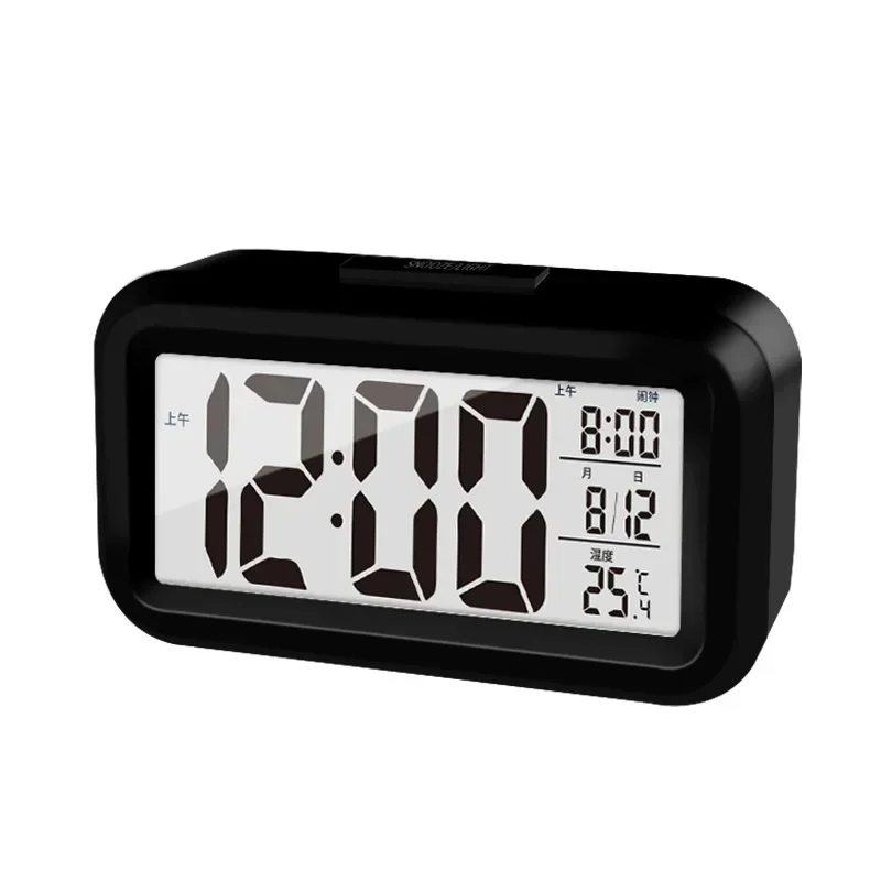 Alarm Clock LED Digital Watch Backlight Snooze Mute Calendar Temperature Display Table Clock Electronic Desktop Alarm Clocks
Alarm Clock LED Digital Watch Backlight Snooze Mute Calendar Temperature Display Table Clock Electronic Desktop Alarm Clocks