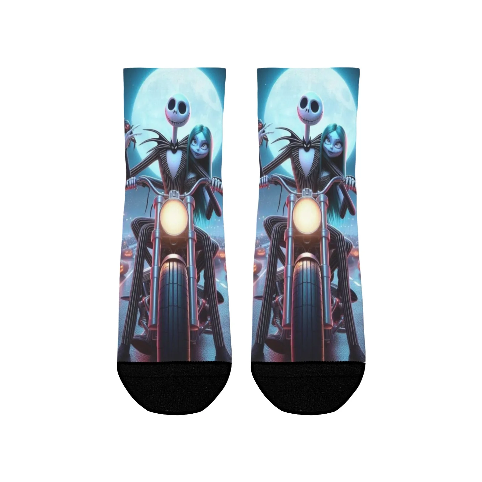 1 Pair The Nightmare Before Christmas Jack & Sally Motorcycle Socks- Moisture-Wicking,Elastic Cuffs,Customizable-For Fans&Casual
1 Pair The Nightmare Before Christmas Jack & Sally Motorcycle Socks- Moisture-Wicking,Elastic Cuffs,Customizable-For Fans&Casual