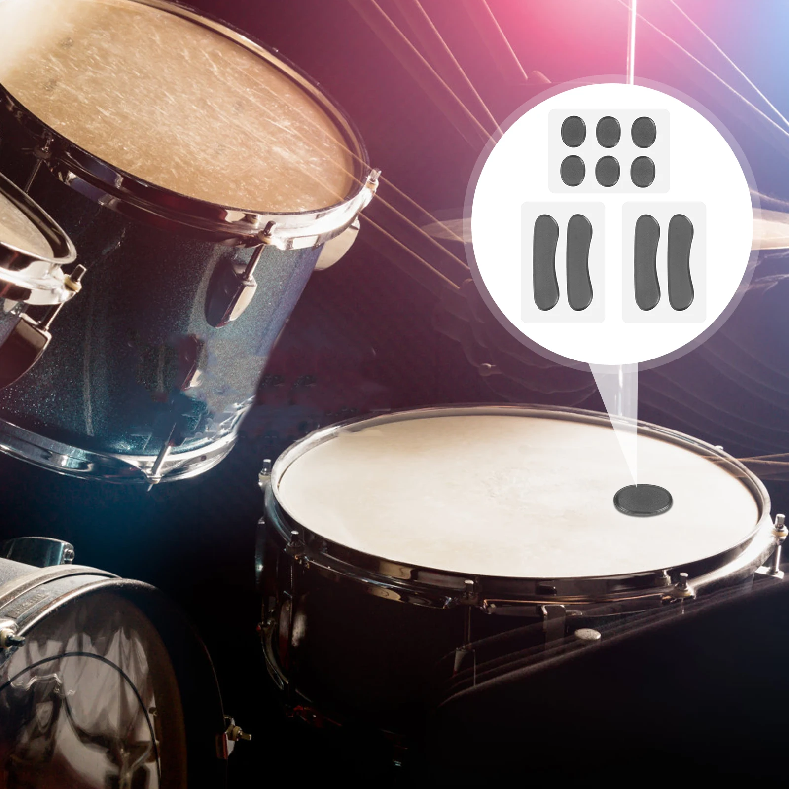 10pcs Drum Pad St Thickness Adjustable Damping Mute Cushions for Drum Set Percussion Accessories
10pcs Drum Pad St Thickness Adjustable Damping Mute Cushions for Drum Set Percussion Accessories