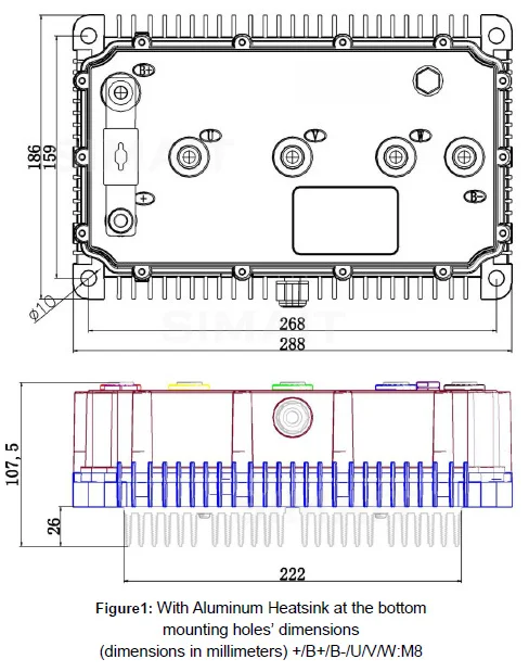 24V-72V/96V/120V 600A KLS72601-8080NPS KLS96601-8080NPS KLS12601-8080N/NPS Kelly Controller Motor
24V-72V/96V/120V 600A KLS72601-8080NPS KLS96601-8080NPS KLS12601-8080N/NPS Kelly Controller Motor
