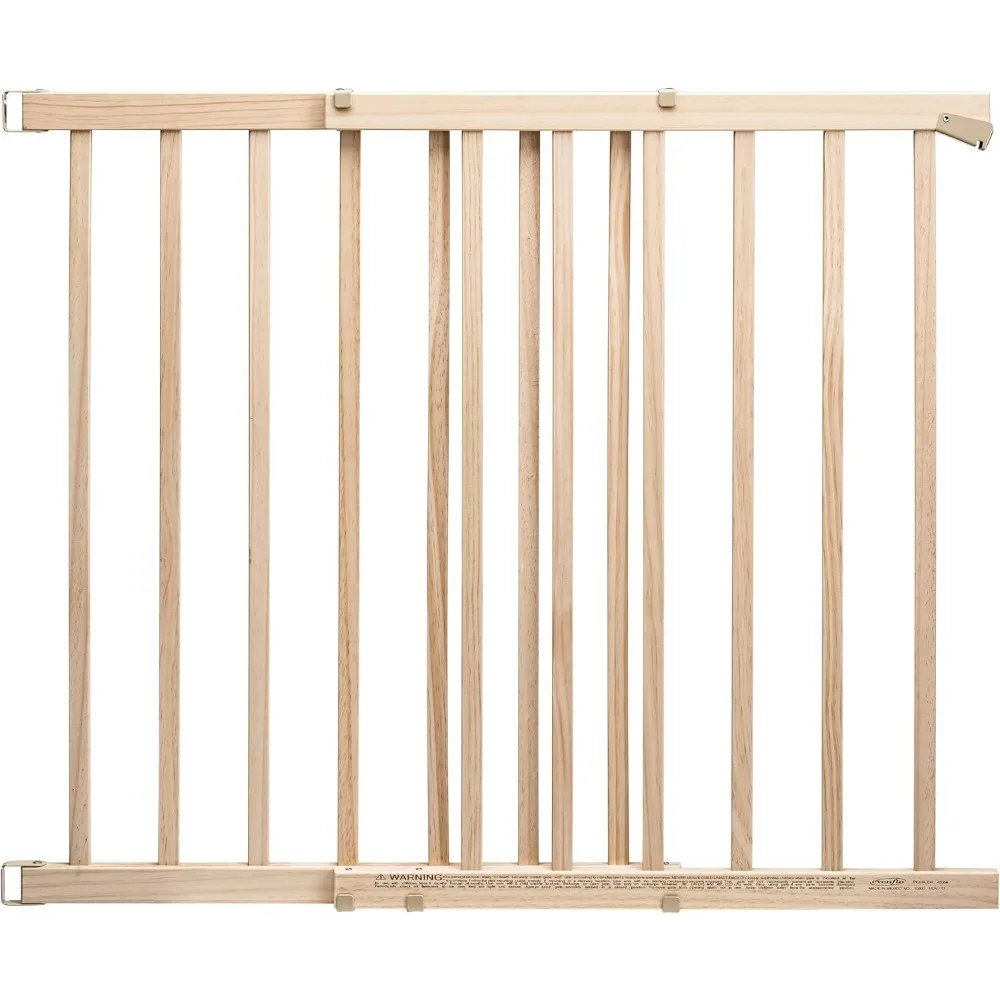 Top of Stairs Baby Gate, Natural Wood Finish, Easy Installation for High Traffic Areas
Top of Stairs Baby Gate, Natural Wood Finish, Easy Installation for High Traffic Areas