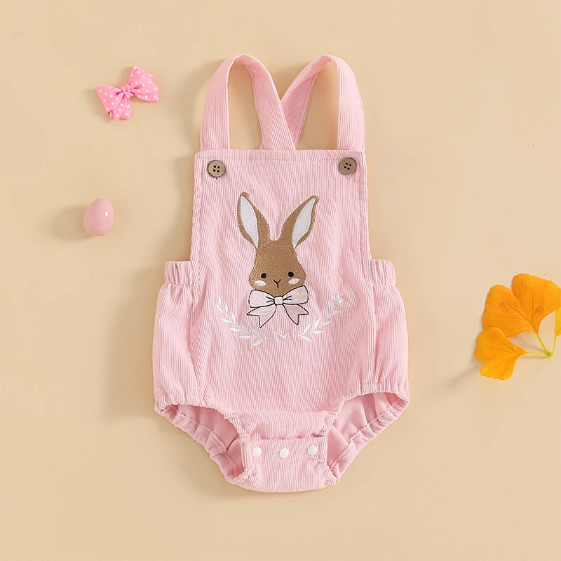 Toddler Baby Boys Girls Easter Romper Adorable Sleeveless Square Neck Bunny Embroidery Tank Jumpsuit Newborn Overalls
Toddler Baby Boys Girls Easter Romper Adorable Sleeveless Square Neck Bunny Embroidery Tank Jumpsuit Newborn Overalls
