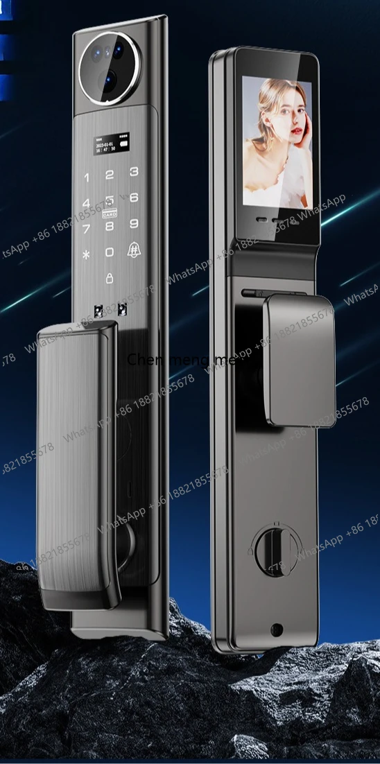 Fully automatic face recognition, fingerprint, remote cat's eye video intercom, intelligent password lock
Fully automatic face recognition, fingerprint, remote cat's eye video intercom, intelligent password lock