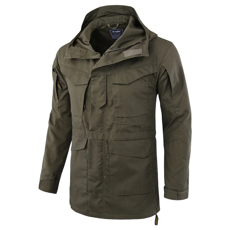 Autumn Winter Outdoor Cycling Climbing Hiking Training Thermal Windproof Hooded Tactical Coat Army Fans M65 Windbreaker Jacket
Autumn Winter Outdoor Cycling Climbing Hiking Training Thermal Windproof Hooded Tactical Coat Army Fans M65 Windbreaker Jacket