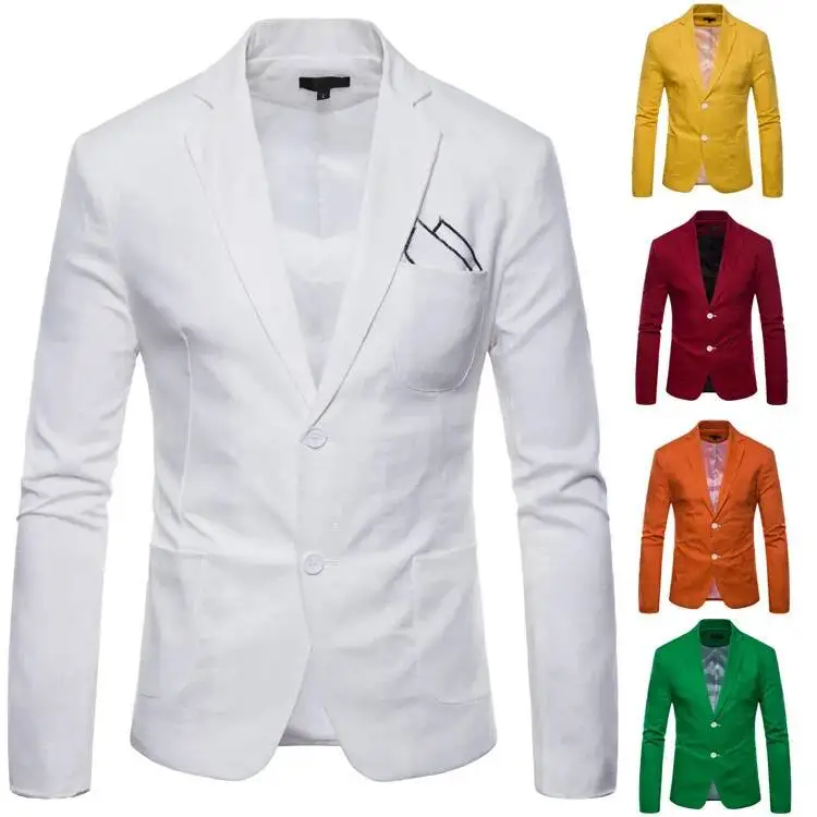 Cotton 2024 Spring Festival New Hemp Men's Casual Suit Coat 2 Buttons European Men's 9-color Blazer
Cotton 2024 Spring Festival New Hemp Men's Casual Suit Coat 2 Buttons European Men's 9-color Blazer
